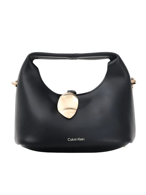 Borsetta nera in poliuretano Calvin Klein | LV04K3177GUB1
